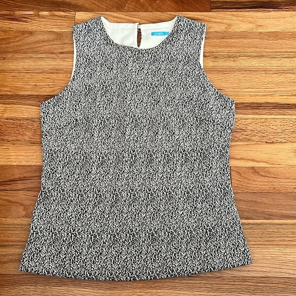 J.MCLAUGHLIN Poly/Cotton Boucle Tweed Size M